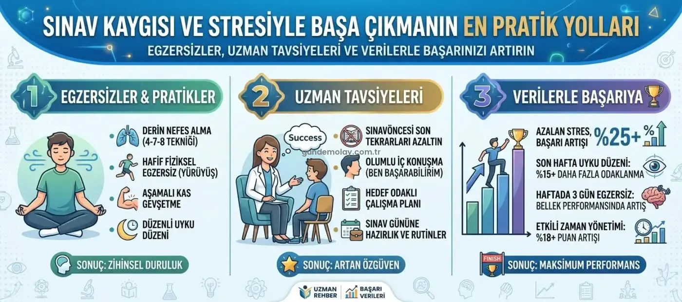 Sınav Stresine Son: Zihninizi Sınava Hazırlayacak İpuçları